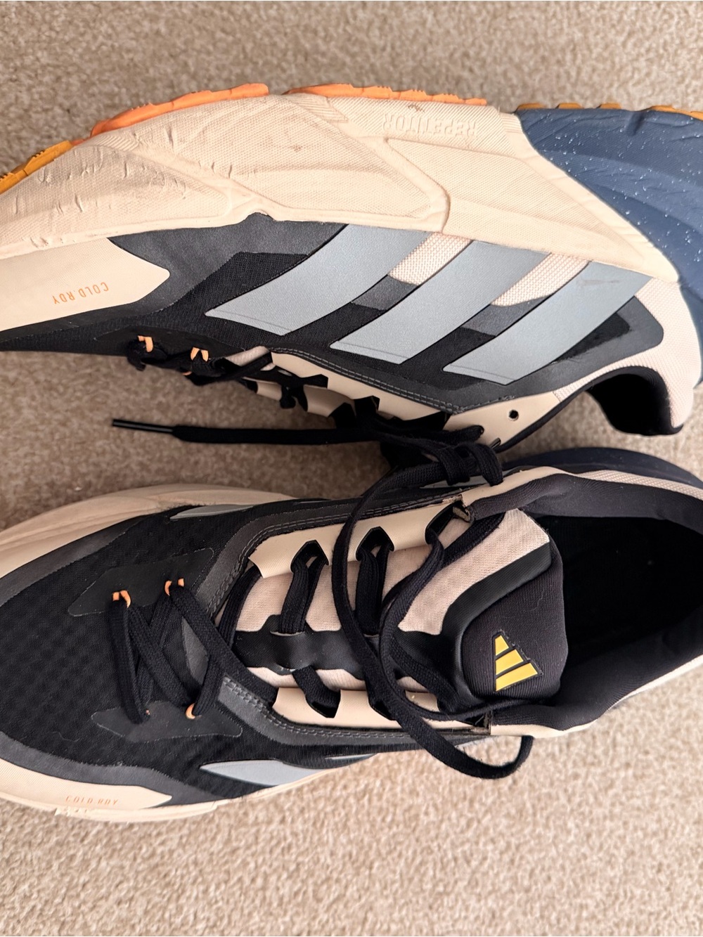adidas Men’s Athletic Shoes - Black, Gray, Cream, Blue, Orange